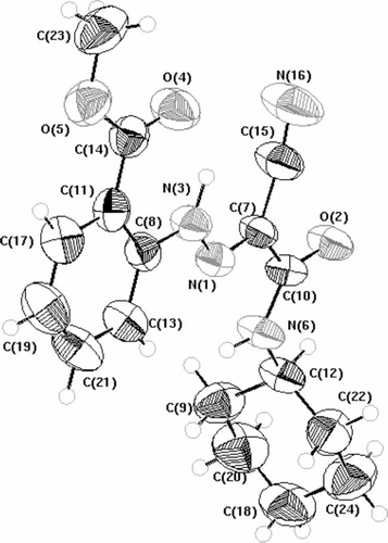 Figure 1.  X-ray crystal structure of 4c.