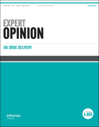Cover image for Expert Opinion on Drug Delivery, Volume 18, Issue 12, 2021