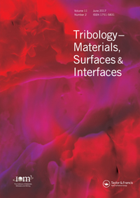 Cover image for Tribology - Materials, Surfaces & Interfaces, Volume 11, Issue 2, 2017