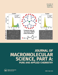 Cover image for Journal of Macromolecular Science, Part A, Volume 61, Issue 7, 2024