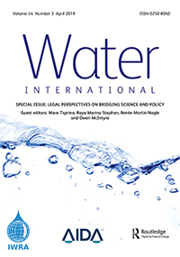 Cover image for Water International, Volume 44, Issue 3, 2019