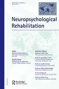 Cover image for Neuropsychological Rehabilitation, Volume 25, Issue 3, 2015