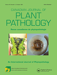 Cover image for Canadian Journal of Plant Pathology, Volume 43, Issue 5, 2021