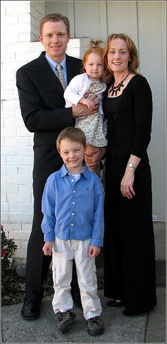 Figure 9. John and Kathy Roberts and their two children in 2007.