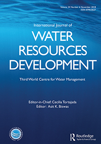 Cover image for International Journal of Water Resources Development, Volume 34, Issue 6, 2018