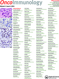 Cover image for OncoImmunology, Volume 5, Issue 6, 2016