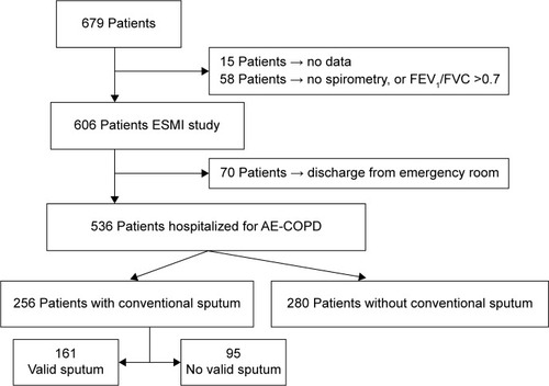 Figure 1 Flowchart of the patients.