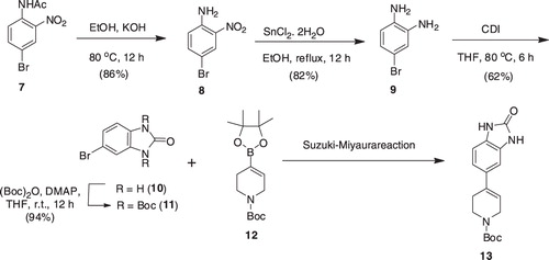 Scheme 1. Synthesis of intermediate 13.