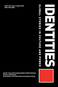 Cover image for Identities, Volume 29, Issue 4, 2022