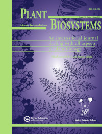 Cover image for Plant Biosystems - An International Journal Dealing with all Aspects of Plant Biology, Volume 156, Issue 4, 2022