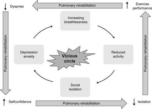 Figure 1 COPD’s “vicious” circle.