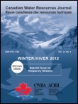 Cover image for Canadian Water Resources Journal / Revue canadienne des ressources hydriques, Volume 34, Issue 3, 2009