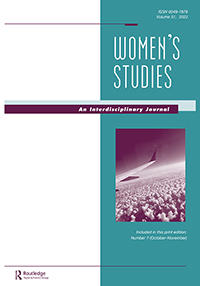 Cover image for Women's Studies, Volume 51, Issue 7, 2022