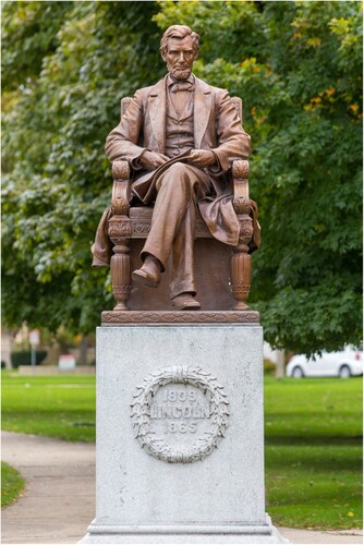 Figure 7. Charles Niehaus, Statue of Abraham Lincoln Kenosha, Wisconsin, 1909 (Photograph by Kenneth C. Zirkel. Wikimedia Commons).