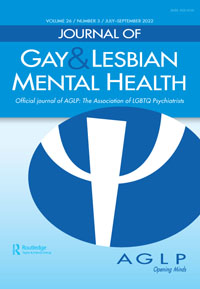 Cover image for Journal of Gay & Lesbian Mental Health, Volume 26, Issue 3, 2022