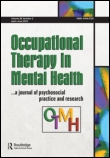 Cover image for Occupational Therapy in Mental Health, Volume 16, Issue 3-4, 2001