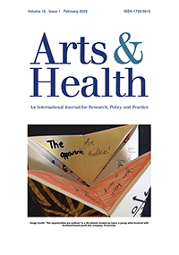 Cover image for Arts & Health, Volume 15, Issue 1, 2023