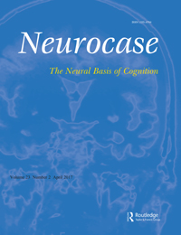 Cover image for Neurocase, Volume 23, Issue 2, 2017
