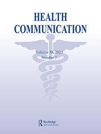Cover image for Health Communication, Volume 38, Issue 7, 2023