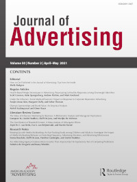 Cover image for Journal of Advertising, Volume 50, Issue 2, 2021