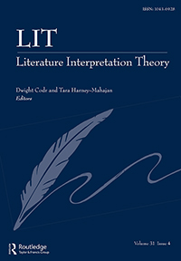 Cover image for Lit: Literature Interpretation Theory, Volume 31, Issue 4, 2020