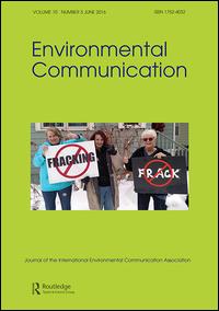 Cover image for Environmental Communication, Volume 10, Issue 3, 2016