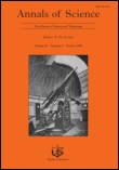 Cover image for Annals of Science, Volume 47, Issue 4, 1990