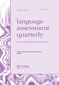 Cover image for Language Assessment Quarterly, Volume 19, Issue 2, 2022