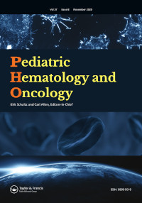 Cover image for Pediatric Hematology and Oncology, Volume 37, Issue 8, 2020