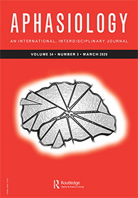 Cover image for Aphasiology, Volume 34, Issue 3, 2020