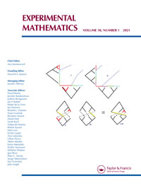 Cover image for Experimental Mathematics, Volume 30, Issue 1, 2021