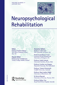 Cover image for Neuropsychological Rehabilitation, Volume 28, Issue 1, 2018