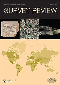 Cover image for Survey Review, Volume 48, Issue 350, 2016