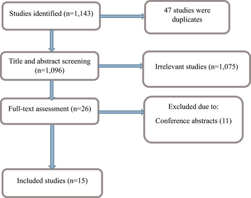 Figure 1 Article screening process.