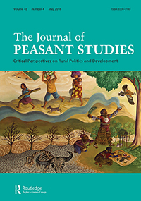 Cover image for The Journal of Peasant Studies, Volume 45, Issue 4, 2018