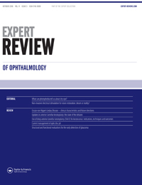 Cover image for Expert Review of Ophthalmology, Volume 11, Issue 5, 2016