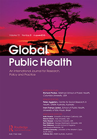 Cover image for Global Public Health, Volume 13, Issue 8, 2018