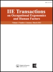 Cover image for IISE Transactions on Occupational Ergonomics and Human Factors, Volume 1, Issue 2, 2013
