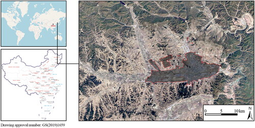 Figure 3. Locations of the study area.Source: The authors.