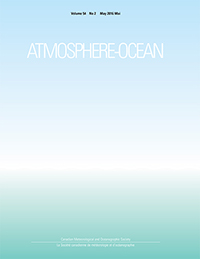 Cover image for Atmosphere-Ocean, Volume 54, Issue 2, 2016
