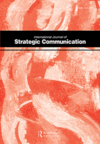 Cover image for International Journal of Strategic Communication, Volume 13, Issue 5, 2019