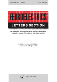 Cover image for Ferroelectrics Letters Section, Volume 48, Issue 1-3, 2021