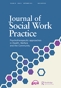 Cover image for Journal of Social Work Practice, Volume 35, Issue 3, 2021