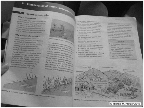 Figure 3. Example of agriculture school book. Source: Michael M. Kretzer 07 2015.