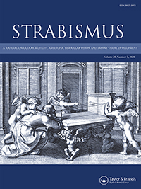 Cover image for Strabismus, Volume 28, Issue 3, 2020