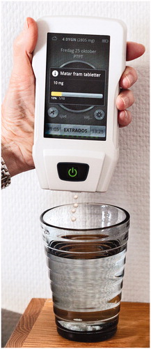 Figure 3. Automatic dose dispenser for levodopa/carbidopa microtablets.