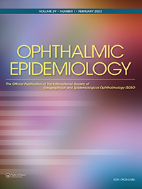 Cover image for Ophthalmic Epidemiology, Volume 29, Issue 1, 2022