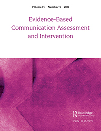 Cover image for Evidence-Based Communication Assessment and Intervention, Volume 13, Issue 3, 2019