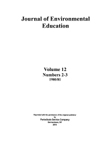 Cover image for The Journal of Environmental Education, Volume 12, Issue 2, 1980