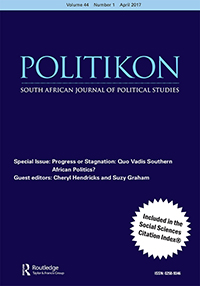 Cover image for Politikon, Volume 44, Issue 1, 2017